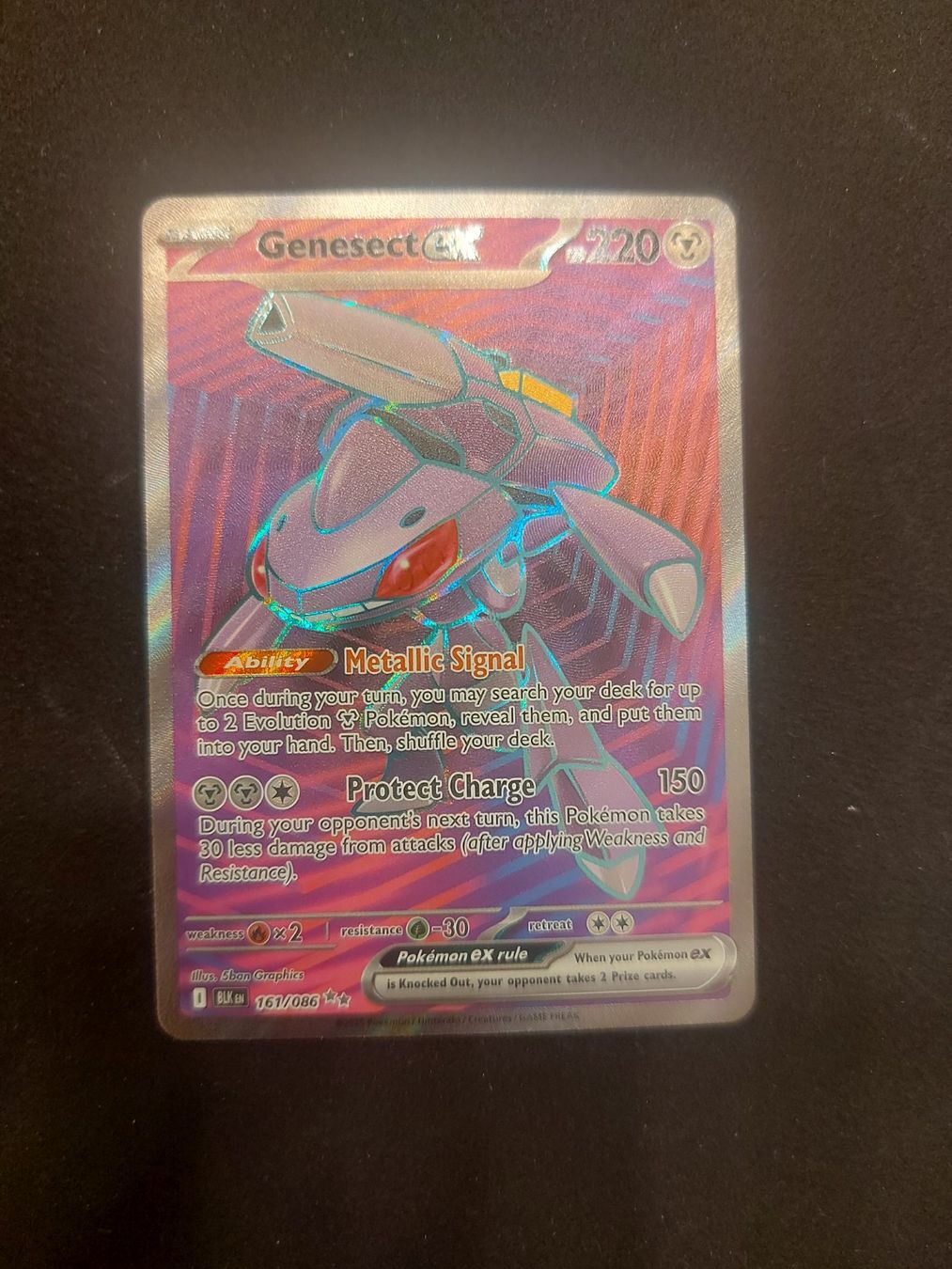 Pokémon Carte collezionabili: Genesect ex #161 Black Bolt (BLK EN) – Usato da Biasca venduto da Sara_Poke123