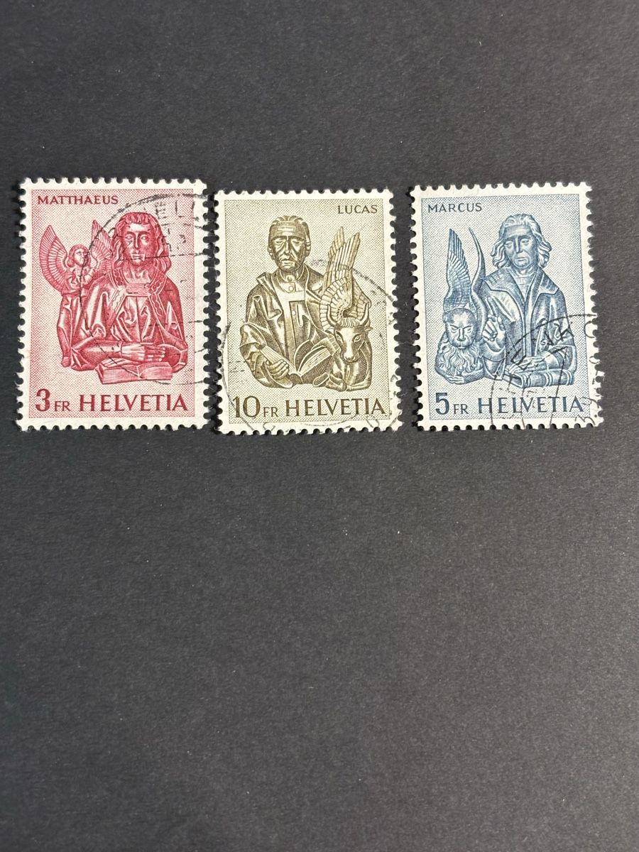 Tutti i francobolli: Verkaufe 3  Helvetia-Briefmarken. – Usato da Uster venduto da leone28 1
