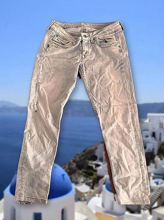 Pepe Jeans Damen hellblau, Slim, mit kleinem Mangel