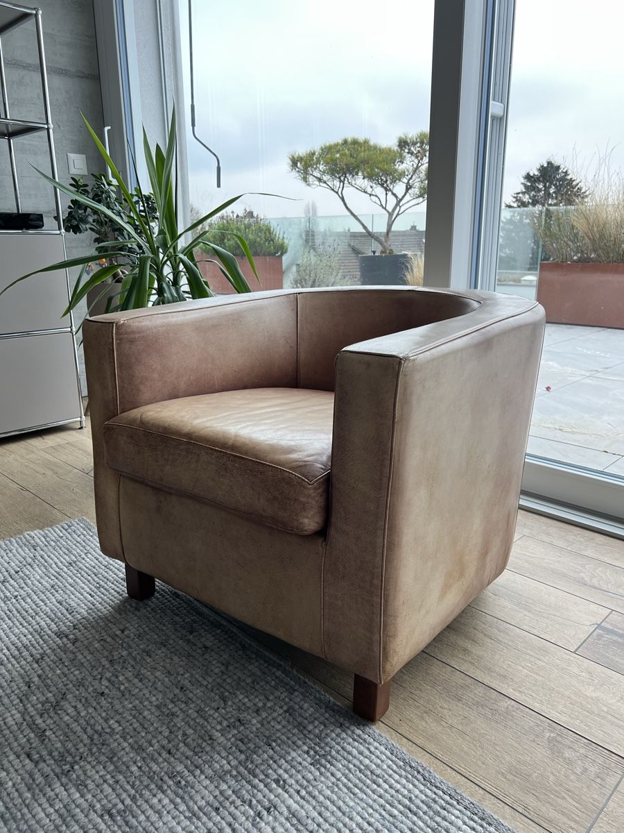 Micasa Poltrone: Fauteuil en cuir – Usato da La Neuveville venduto da neitre