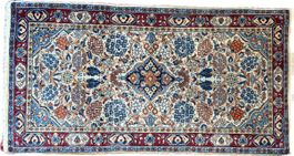 #26- PERSIAN CARPET - SAROUGH -  127cmX66cm