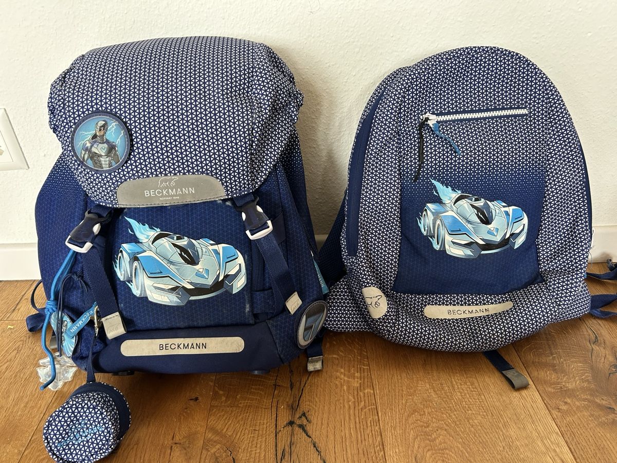 Borse & Zaini: Beckmann Schulrucksack Set Auto Motiv  – Usato da Röschenz venduto da c_k_wj8r 5