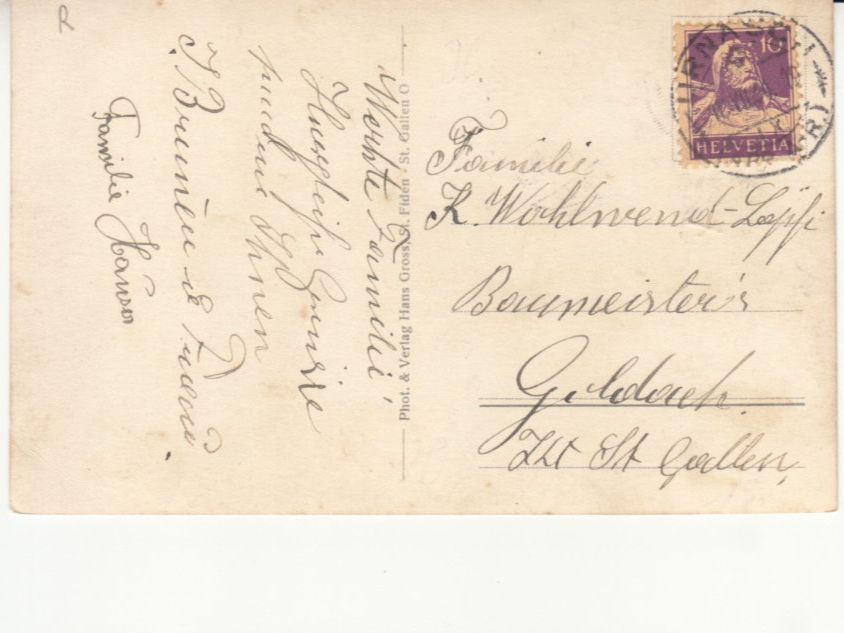Cartoline postali: Urnäsch 1931 – Usato da Bürglen TG venduto da StampGraf 1