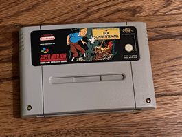 SNES Spiel Tim und der Sonnentempel schöner Zustand