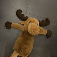 Grande peluche alce  morbido e in buone condizioni