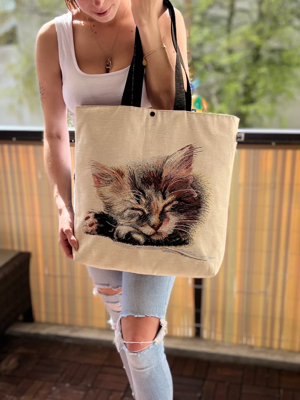 Borse: Tote bag "chaton" – Nuovo (secondo la descrizione) da Bernex venduto da isa_c5fr 1