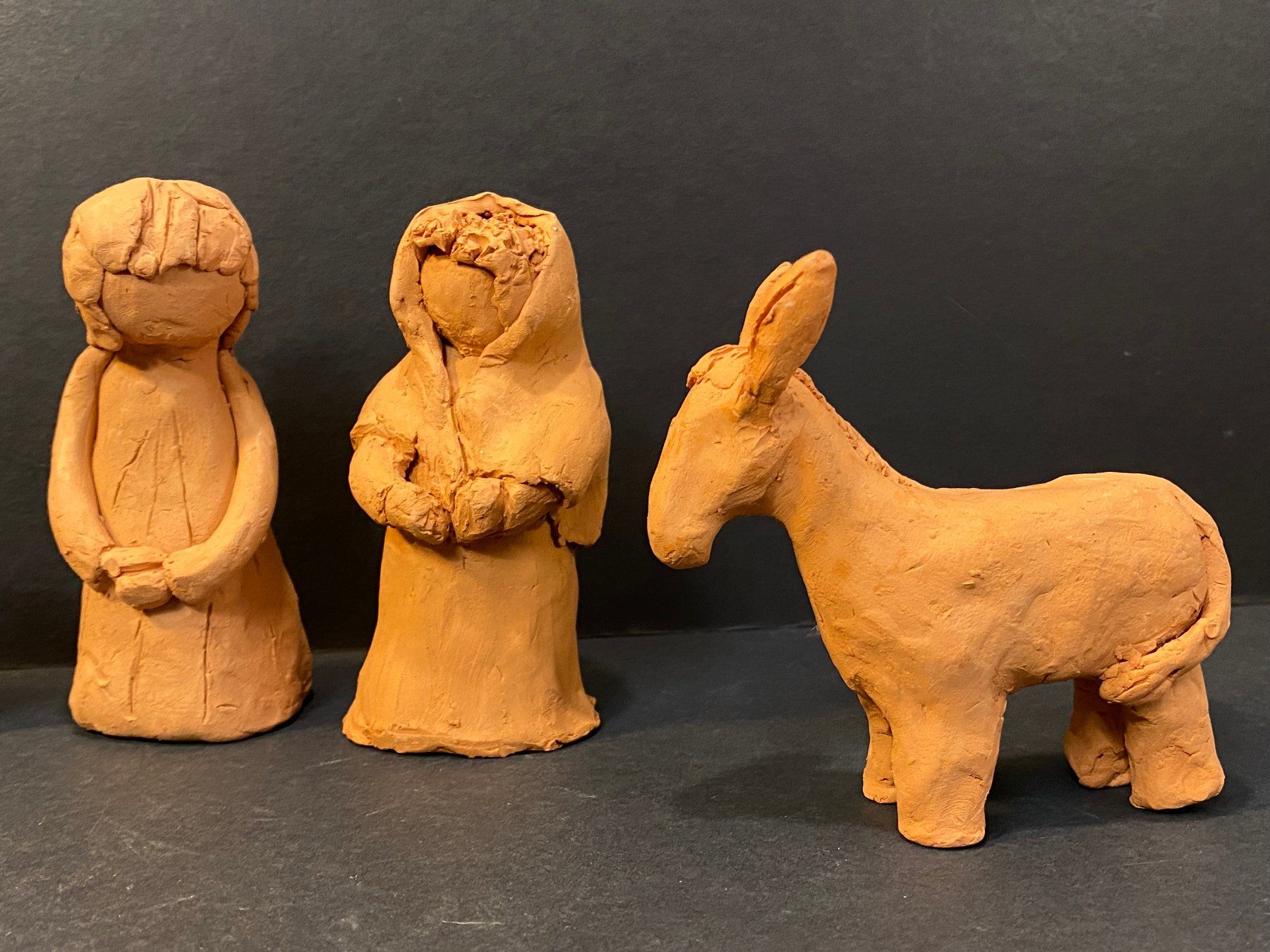 Statuette: Vintage 11 Krippefiguren aus Ton – Usato da Schaffhausen venduto da VintageCity 6