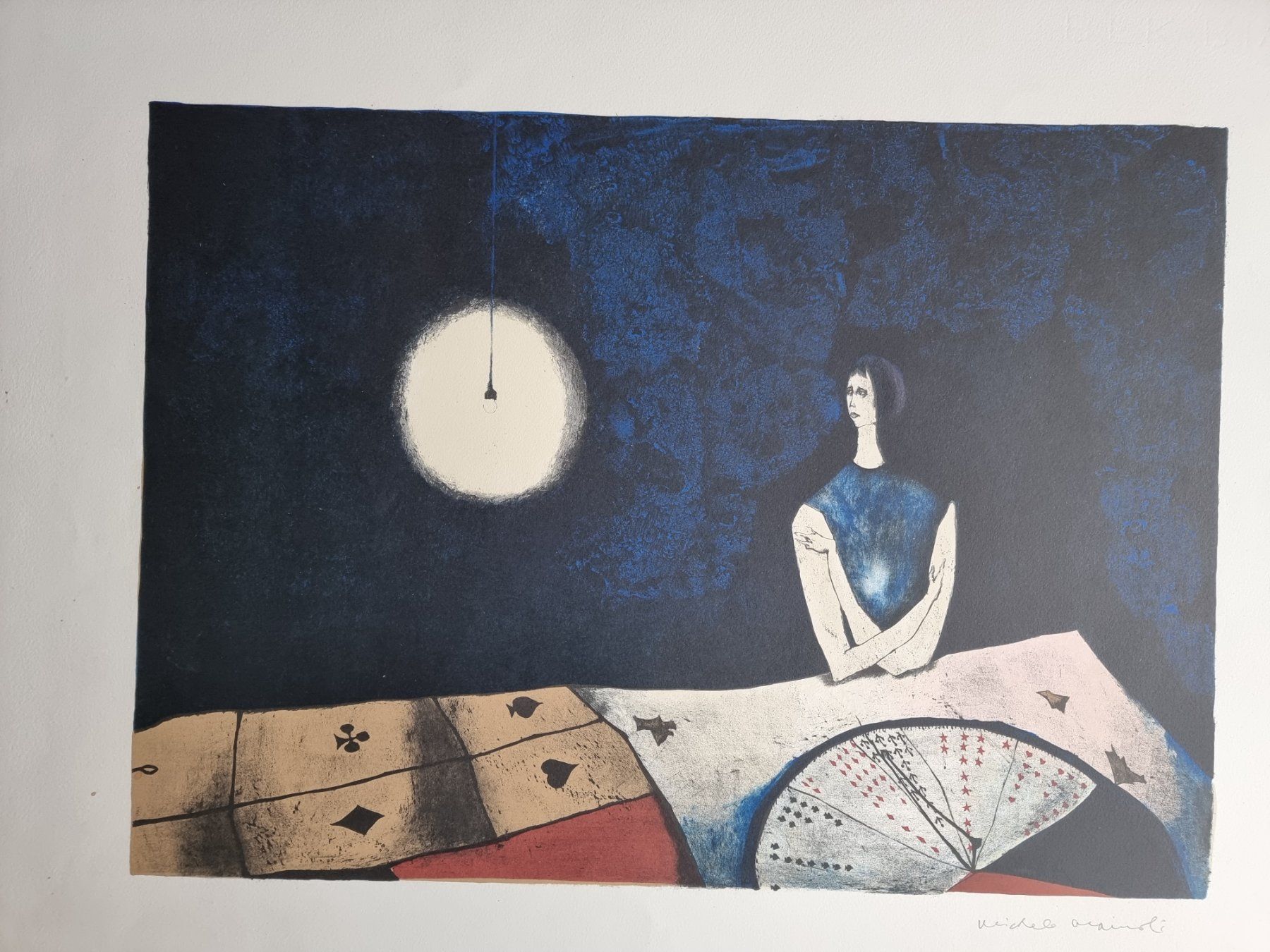 Grafica & Litografie: MICHELE MAINOLI LITHOGRAPHIE SIGNIERT – Usato da Gersau venduto da grafik-kunst 1