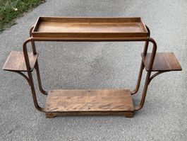 Schöner Art Déco Blumenständer aus Holz