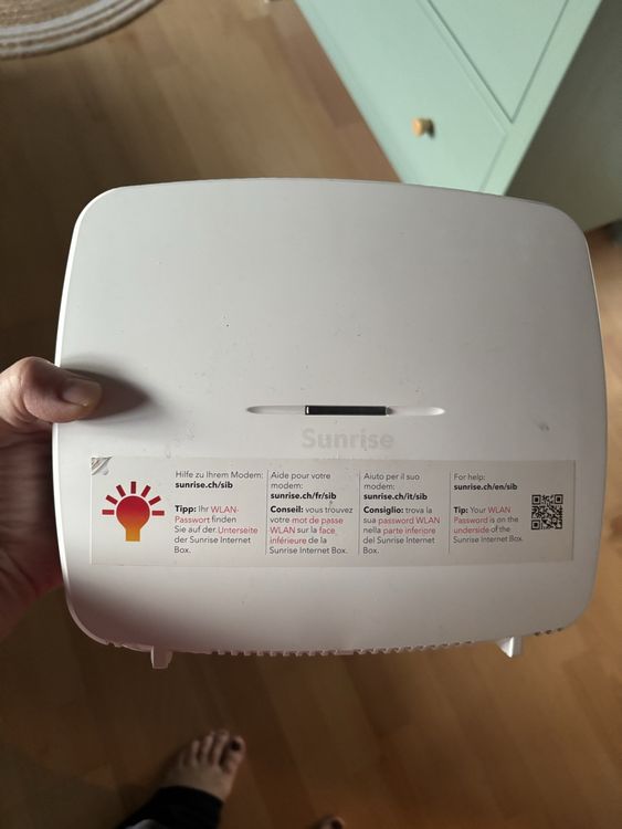 Sunrise Router (Gebraucht) in Buchs SG für CHF 0.1 – mit Lieferung auf ...