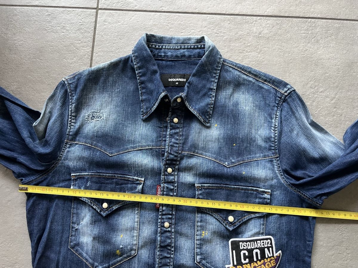Dsquared2 Chemises: Dsquared2 camicia patch jeans uomo – D'occasion à Mendrisio par fly_9wzx 8