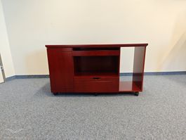 BEMONDI Rollschrank / Beistellschrank auf Rollen – Holz Cogn