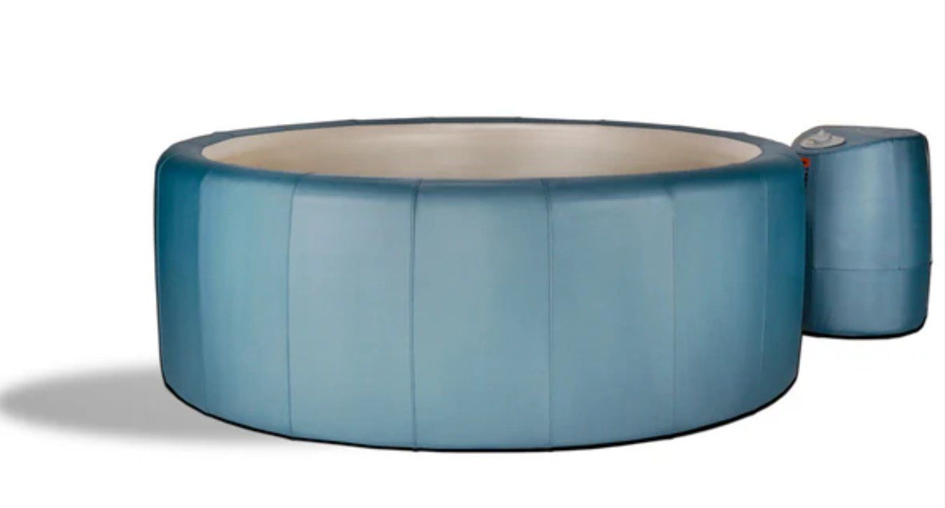 Softub Whirlpool: Softub Resort metallic-blue 2 J. Garantie – Usato da Zollikerberg venduto da softubschweiz