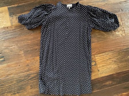 Legeres Kleid von Ganni, dunkelblau, Gr. 36-40