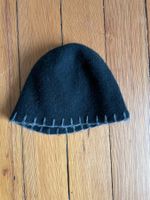 Wool merino black Hat Sandro Ferrone