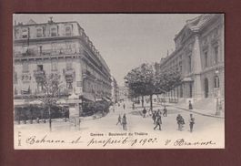 GENEVE - Boulevard du Théâtre - 1901