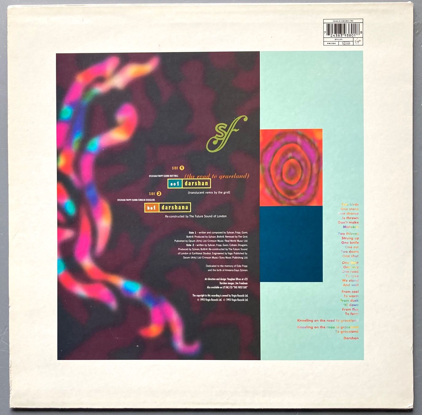 Dischi in vinile: DAVID SYLVIAN AND ROBERT FRIPP - DARSHAN – Usato da Poliez-Pittet venduto da Newtown-Records 1