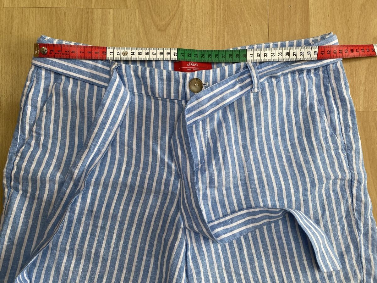 S.Oliver Pantaloni: s.Oliver Leinen Shorts, Gr.40, Neuwertig – Nuovo (secondo la descrizione) da Buochs venduto da H16 4