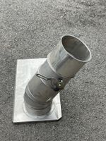 Lüftungsrohr mit Klappe 160mm, Edelstahl