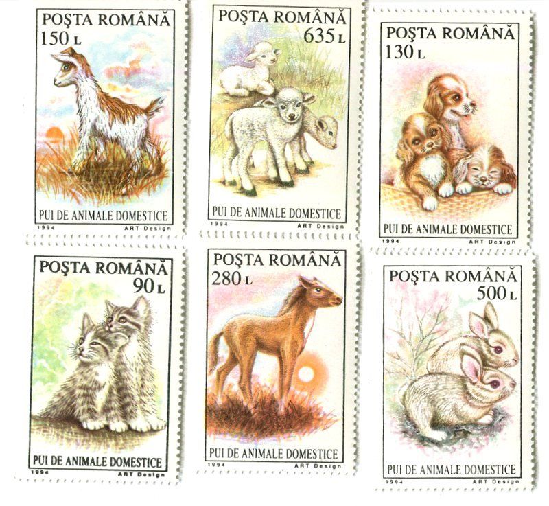 Tutti i francobolli: Briefmarken "Tierjungen". Rumänien. – Nuovo e nell'imballaggio originale da Basel venduto da Butsch5