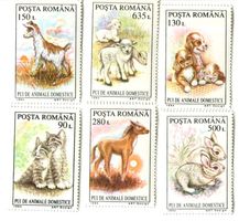 Briefmarken "Tierjungen". Rumänien.