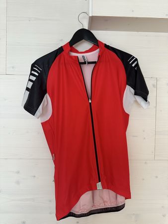 Maillot ASSIS de cyclisme rouge, taille XL, été ☀️