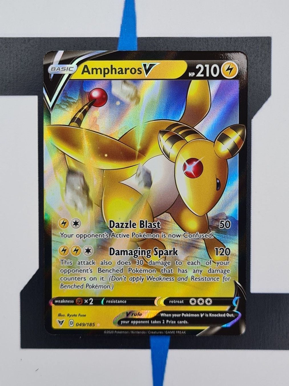 Pokémon Carte collezionabili: Ampharos V VIV49 EN NM – Nuovo (secondo la descrizione) da Basel venduto da Zadoys