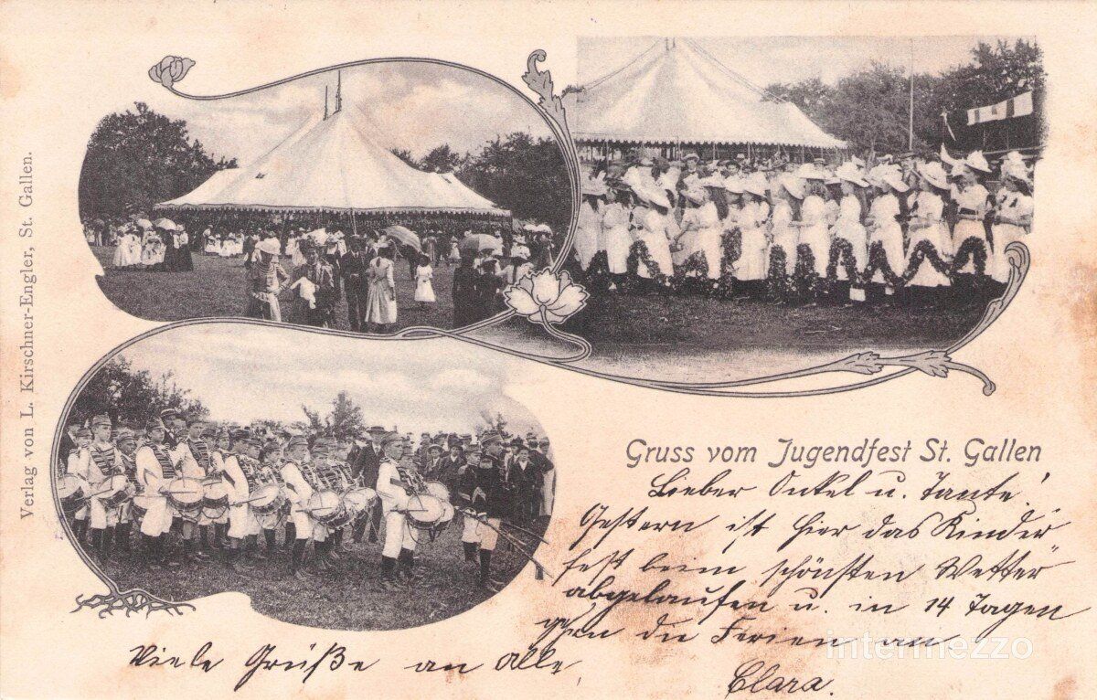 Cartes postales: St. Gallen // 1902 Jugendfest // Sommer – D'occasion à Basel par intermezzo12