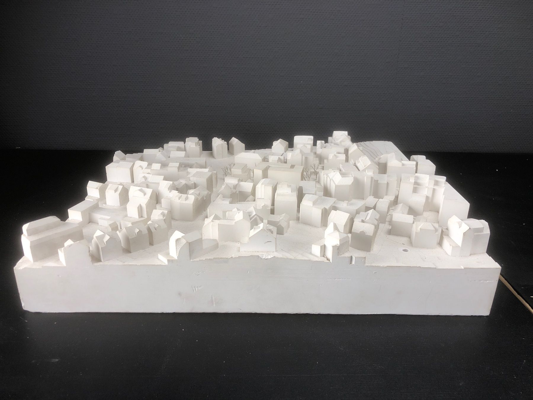 Kit di modellismo & Modellini statici: Einsiedeln, Hauptstrasse Architekturmodell, Gips – Usato da Laufenburg venduto da industrial-silence 5