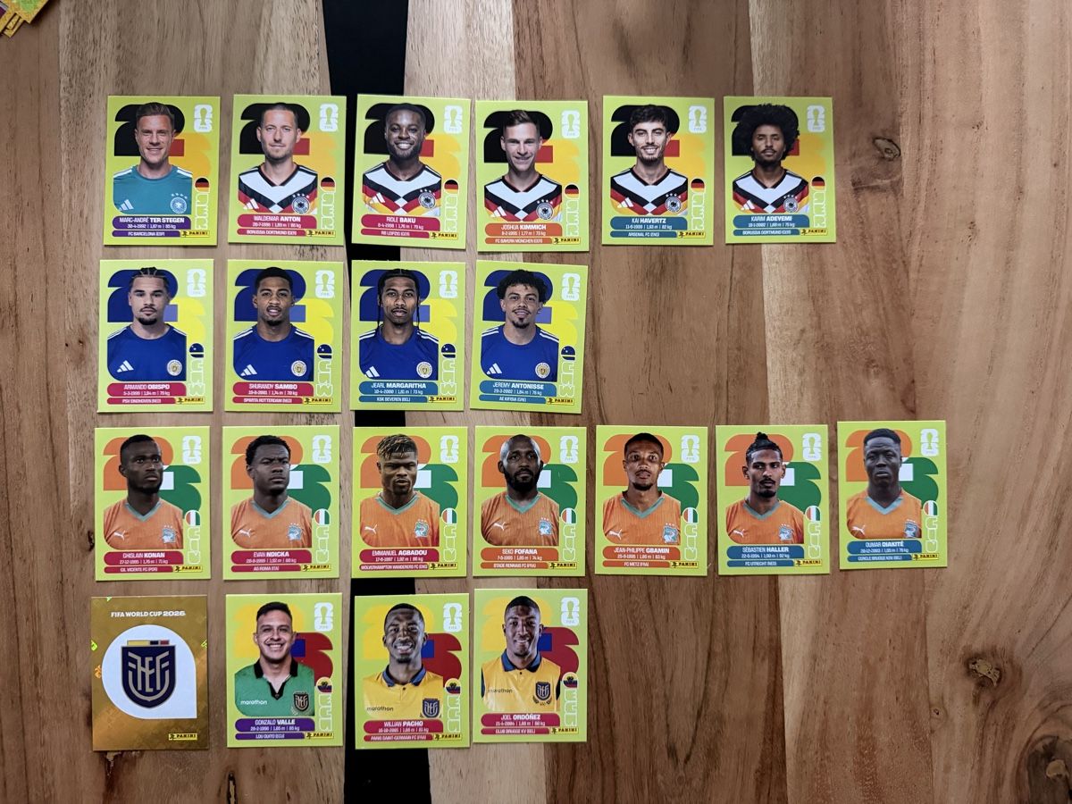 Panini Carte collezionabili: Panini WM 2026 Gruppe E – Nuovo (secondo la descrizione) da St. Gallen venduto da wastmo