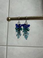 Bunte Ohrringe, neu, mit Kristallen und Glasperlen 💎✨