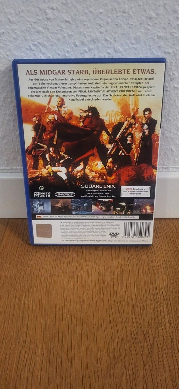 Sony Giochi: PS2 - Dirge of Cerberus Final Fantasy 7 – Usato da Münsingen venduto da Heroism2010 1