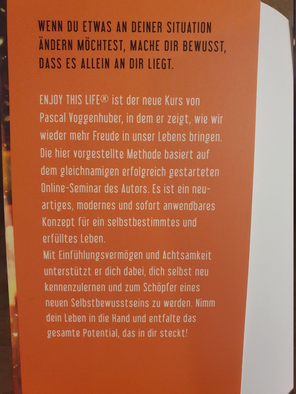 Libri: Enjoy This Life Pascal Vogenhuber Allegria – Usato da Zürich venduto da loosebone 1
