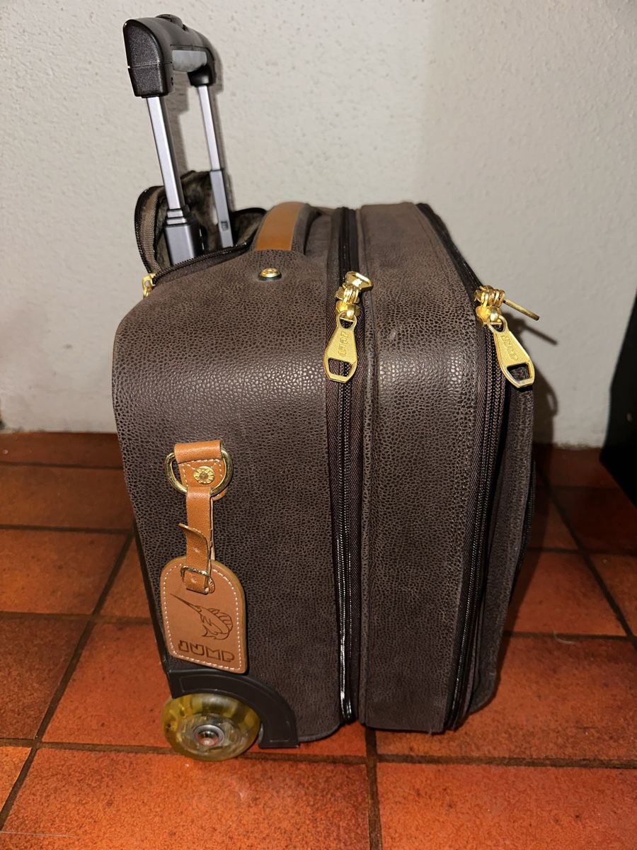 Valigie: Rollkoffer, braun, Leder, elegant – Usato da Zollikon venduto da into-the-west 8