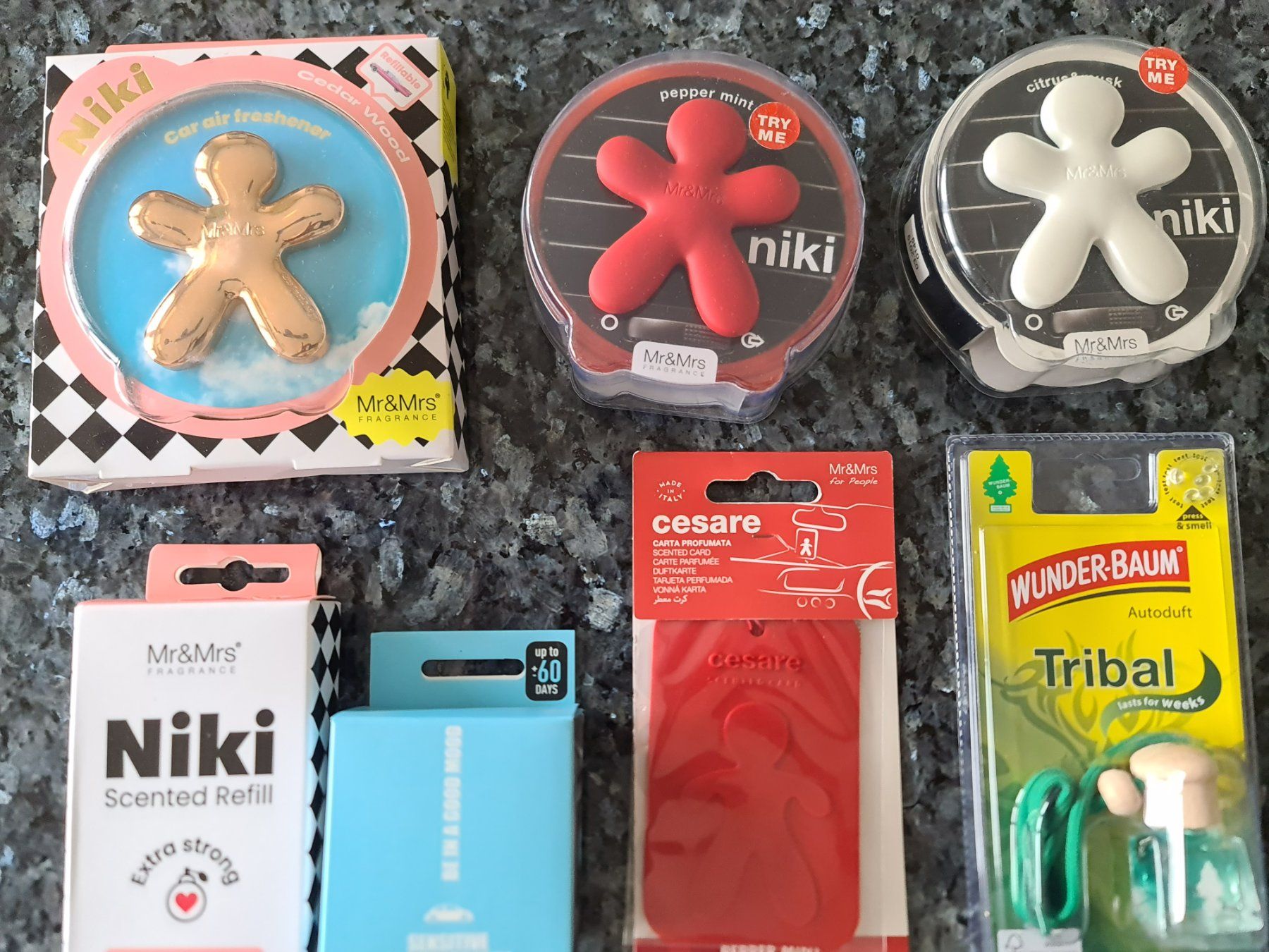 Deodoranti per ambiente: 10 stück Neu Auto Duft Lufterfrischer Mr&Mrs Wunderbaum – Nuovo e nell'imballaggio originale da Uerkheim venduto da Kaufoption 1