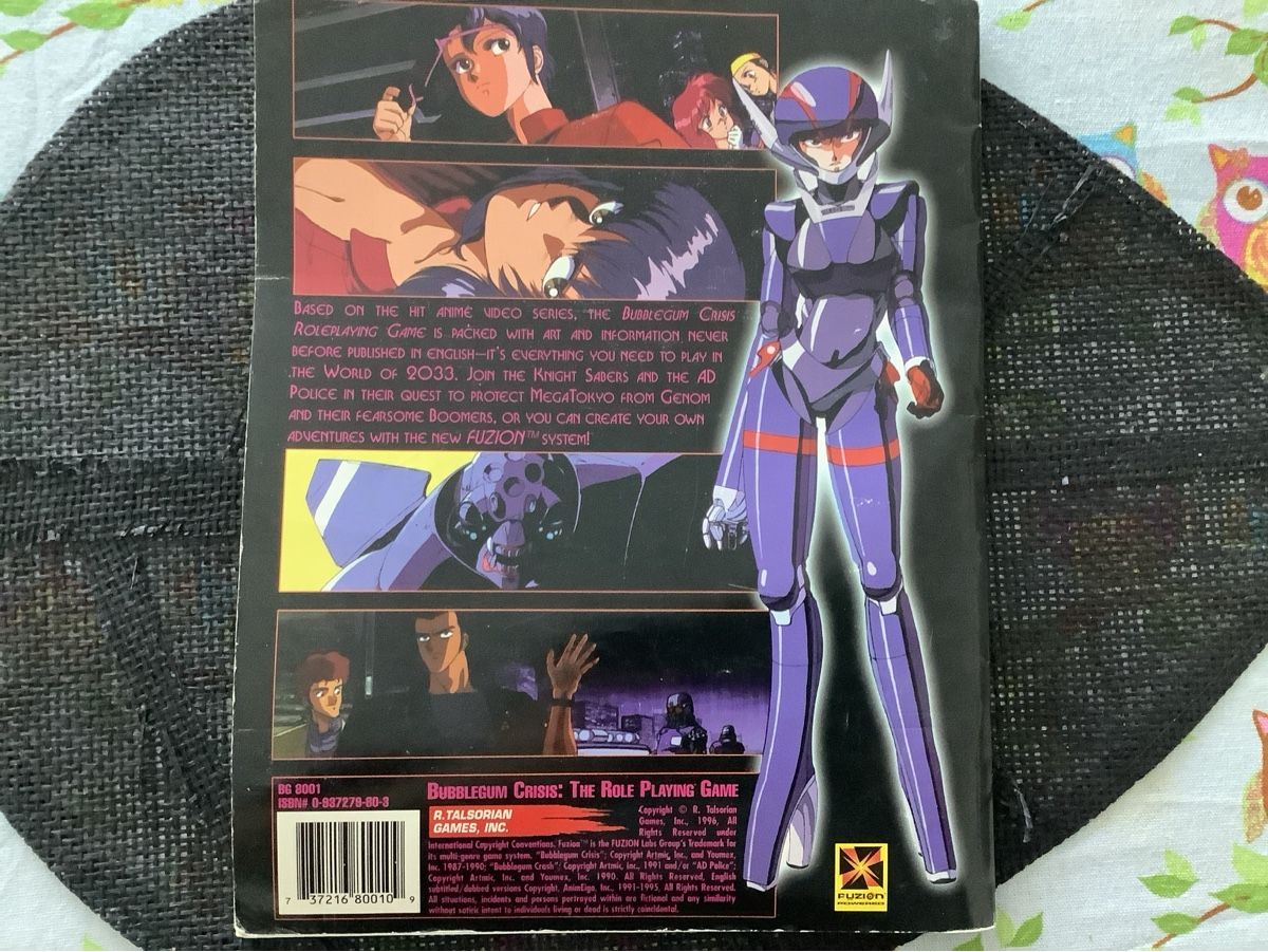 Livres: Bubblegum Crisis – D'occasion à Chavannes-pres -Renens par pou_82gd 1