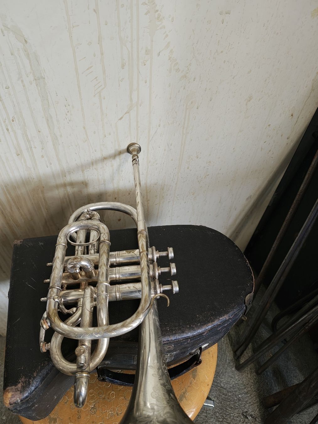 Musikinstrumente: B.Cornet mit Gravur – Gebraucht aus Langenthal von Saxophone23 4