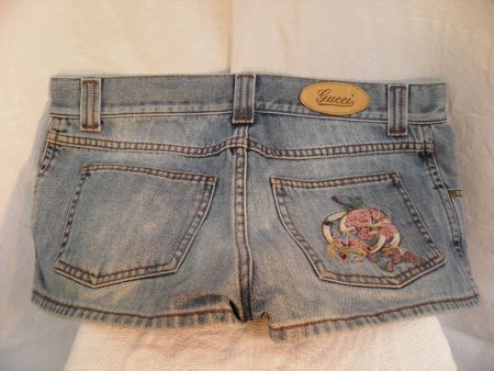 vintage GUCCI Micro-Shorts, Grösse 34/36