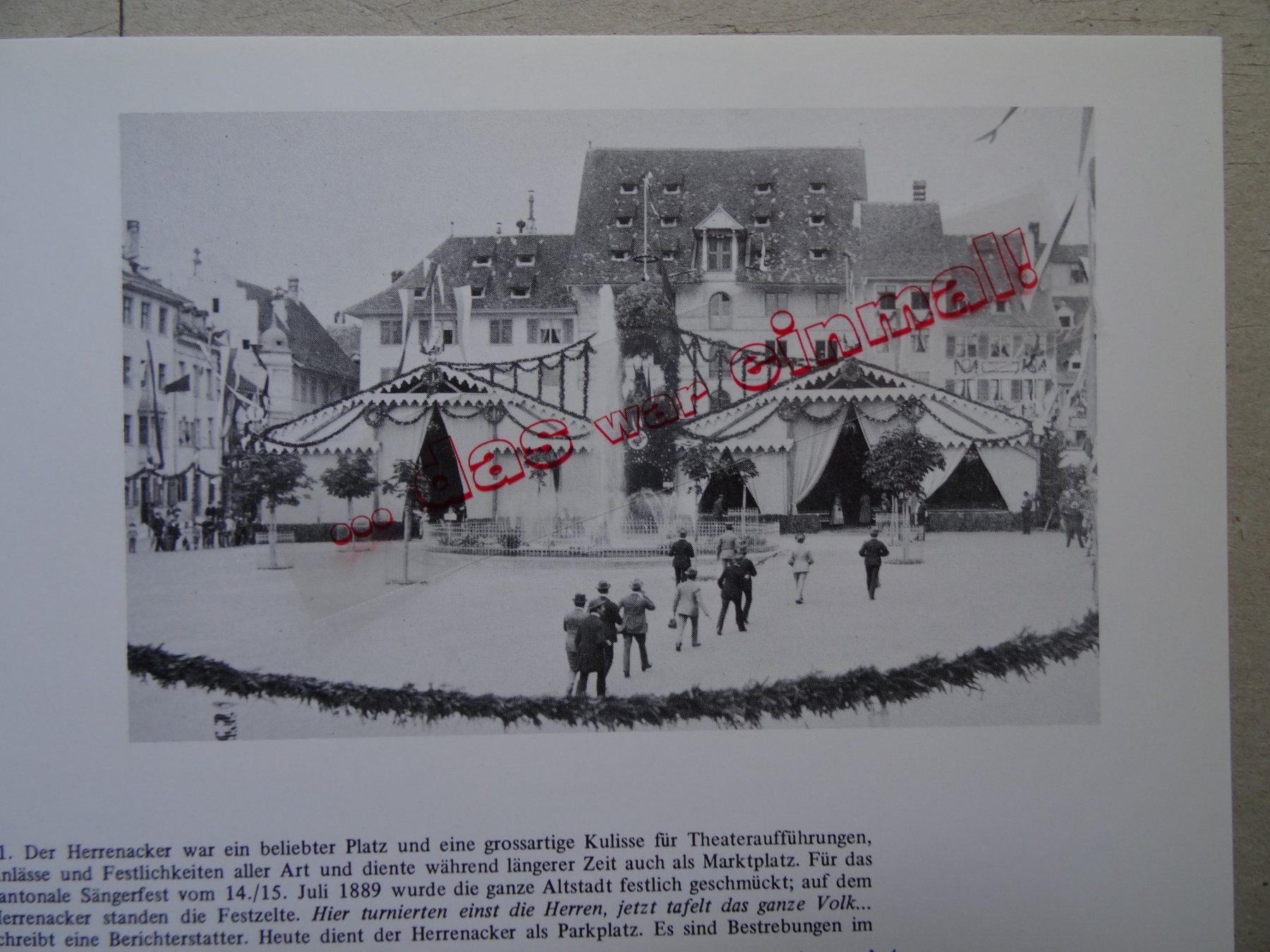 Cartoline postali: Schaffhausen Herrenacker anno dazumal – Usato da Safnern venduto da Wstussi