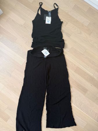 Damen Strick Set Zara schwarz Grösse M L mit Etikett