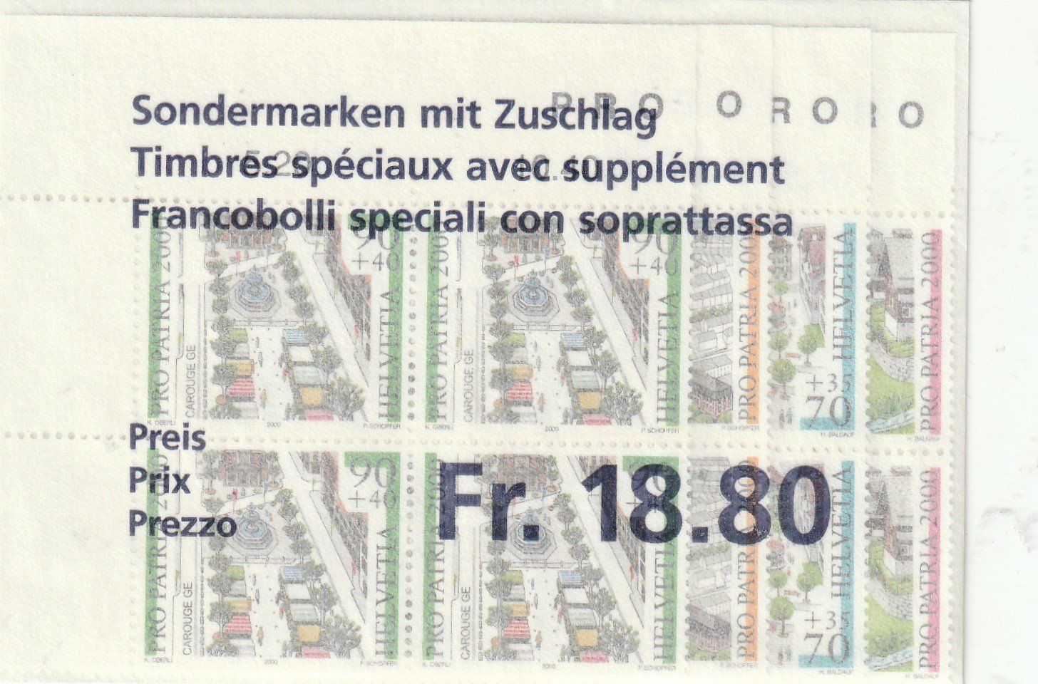 Tutti i francobolli: Swiss Post Abo Briefm. Lot 2000 Postfrisch und gestempelt – Usato da Rupperswil venduto da Ema10 4