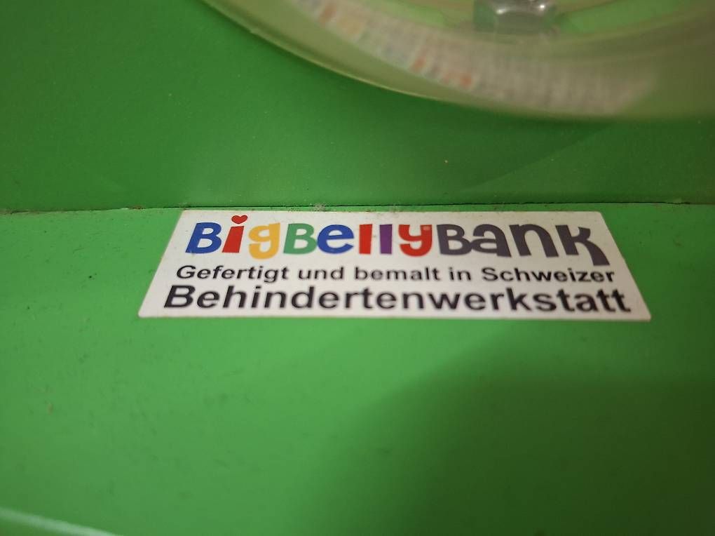Big Belly Bank Salvadanai: Bigbellybank Kässeli Krokodil – Usato da Zofingen venduto da NM3 1
