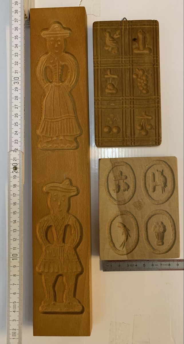 Backformen: 3 Antike Änismodel aus Holz – Gebraucht aus Egg b. Zürich von ohtannenbaum