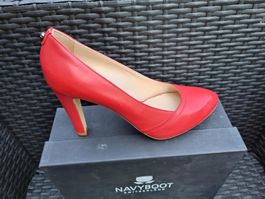 NAVYBOOT Pumps Leder 40 NEU 239.-(159 AUSVERKAUF!SALE!!