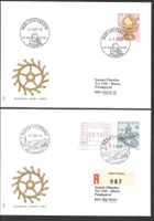 2 FDC 698-699 Serie Einzelmarken Europa Orts-ET 3.5.1983
