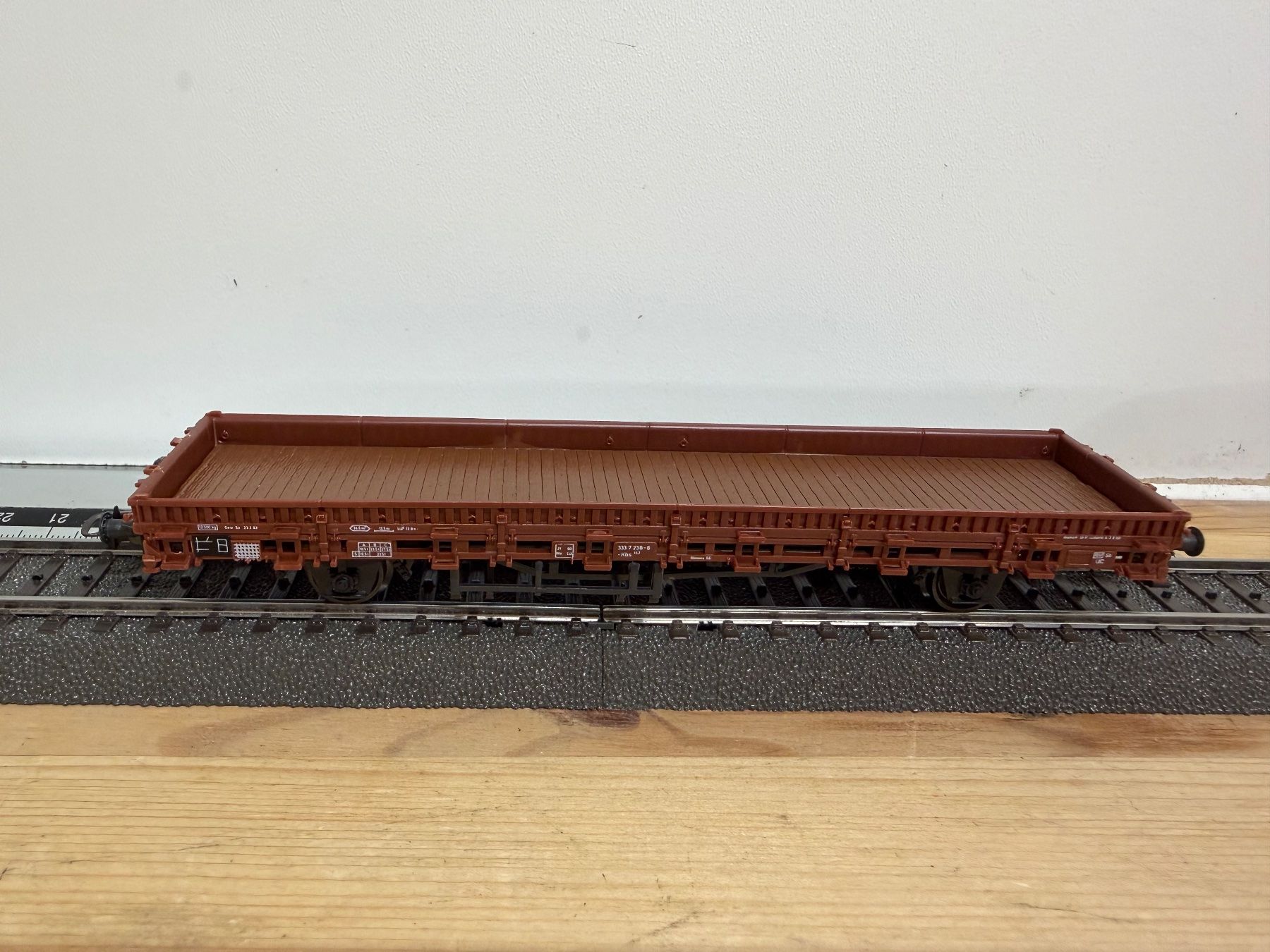 Roco Modellini di ferrovie: Spur H0 Roco 4378A Rungenwagen DC – Usato da Büsserach venduto da ModellbahnDepot 3