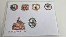 2002 100 Jahre Teddy FDC Vollstempel