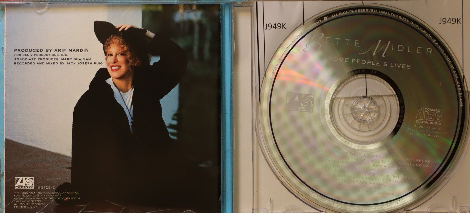 CD: Bette Midler -Some People`s – Usato da Luzern venduto da CONTENTI 1