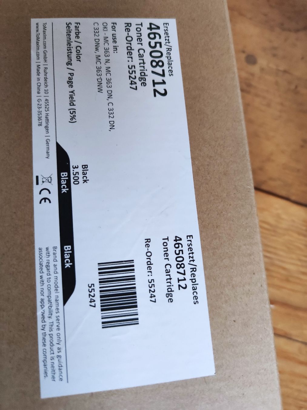 Oki Cartucce per stampanti & toner: Tuner Drucker Oki – Nuovo e nell'imballaggio originale da Igis venduto da rog_6t78 1