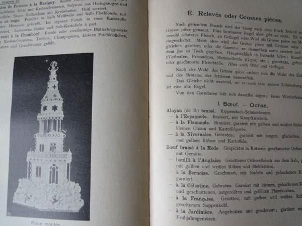 Bücher: Kulinarisches Lexikon u. Menu-Buch 1908 – Gebraucht aus Chur von omonia 3